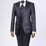 Black rom Suit for Men