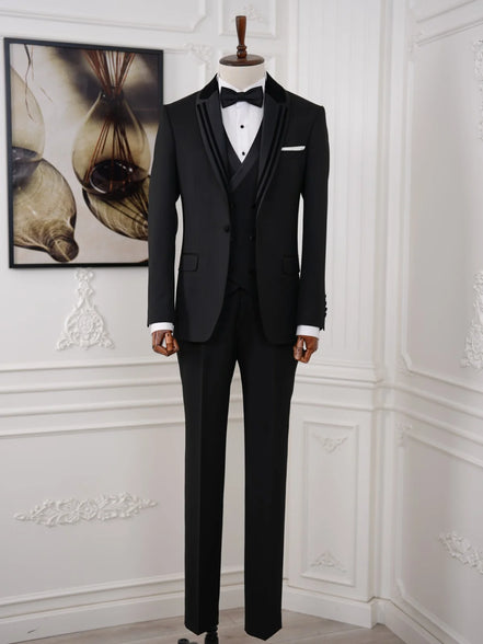 Black Slim Fit Tuxedo