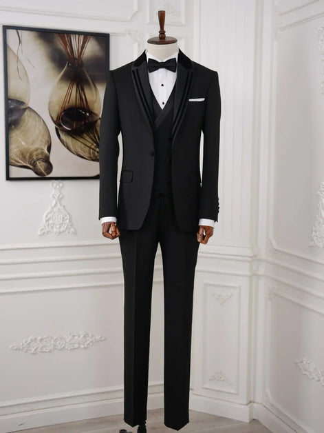Black Slim Fit Tuxedo
