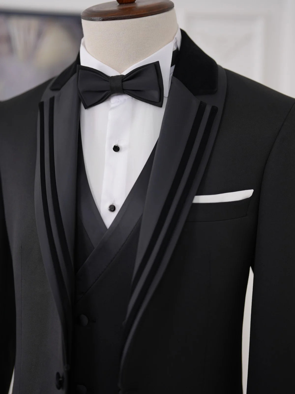 Black Slim Fit Tuxedo