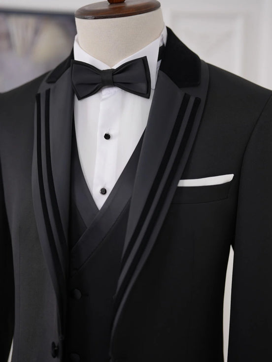 Black Slim Fit Tuxedo