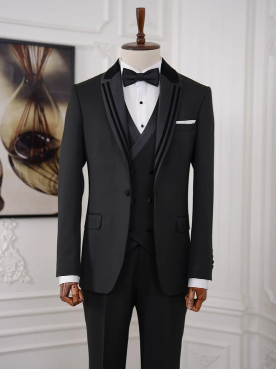 Black Slim Fit Tuxedo
