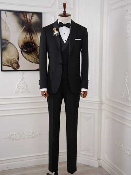 Black Tuxedo Wedding