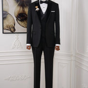 Black Velvet Lapel Tuxedo
