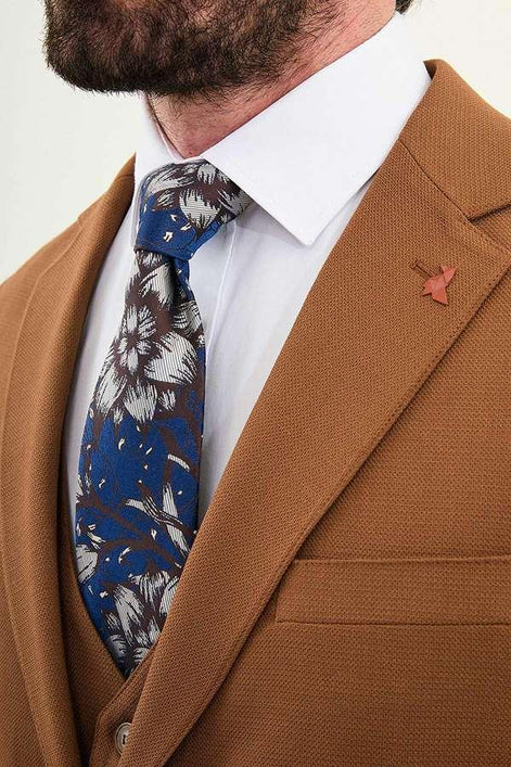 Camel Brown Mens Suit