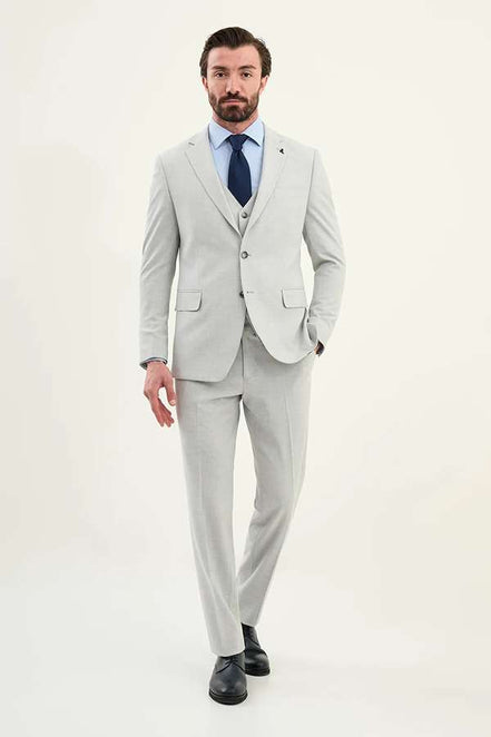 Light Gray Mens Suit