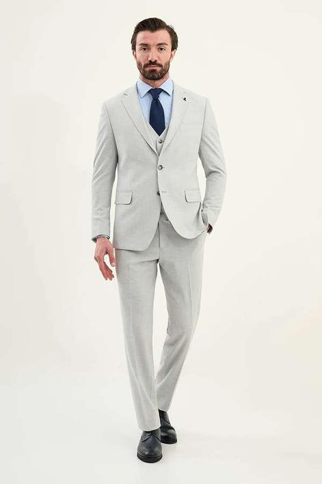 Light Gray Mens Suit