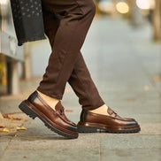 Men’s Brown Horsebit Loafers
