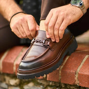 Men’s Brown Horsebit Loafers