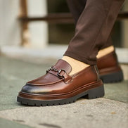 Men’s Brown Horsebit Loafers