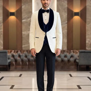 Navy Blue Velvet Tux
