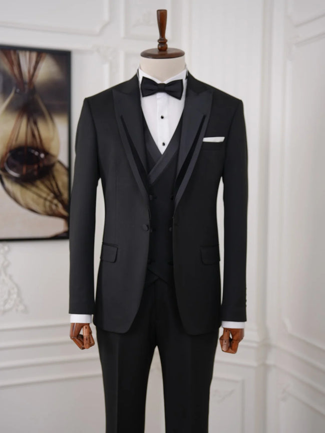 Black on Black Tuxedo