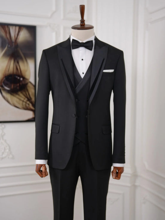 Black on Black Tuxedo