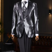 Silver Prom Suit
