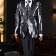 Silver Prom Suit for Men