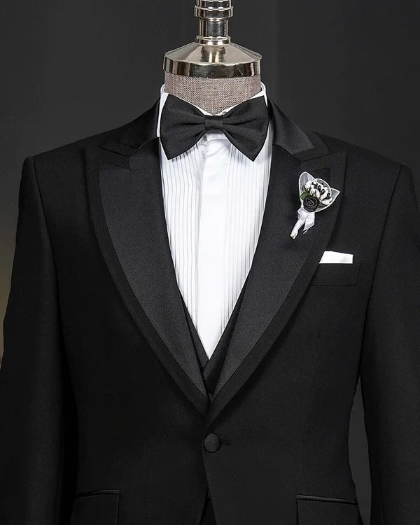 Black 3 Piece Tuxedo