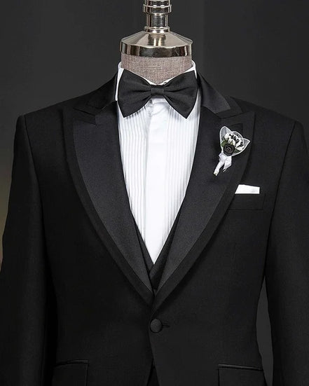 Black 3 Piece Tuxedo