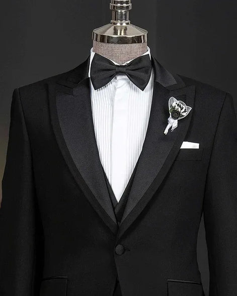 Black 3 Piece Tuxedo