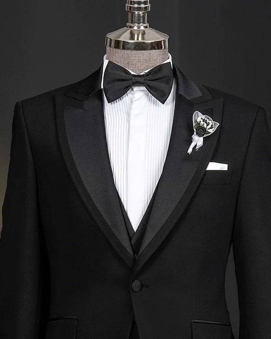 Black 3 Piece Tuxedo