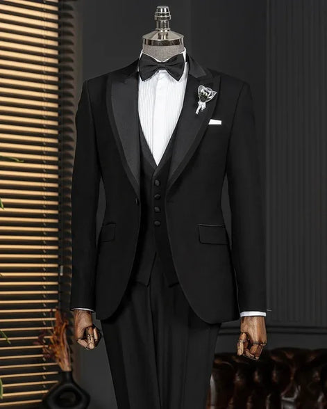 Black 3 Piece Tuxedo