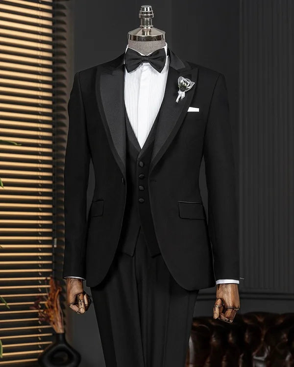 Black 3 Piece Tuxedo