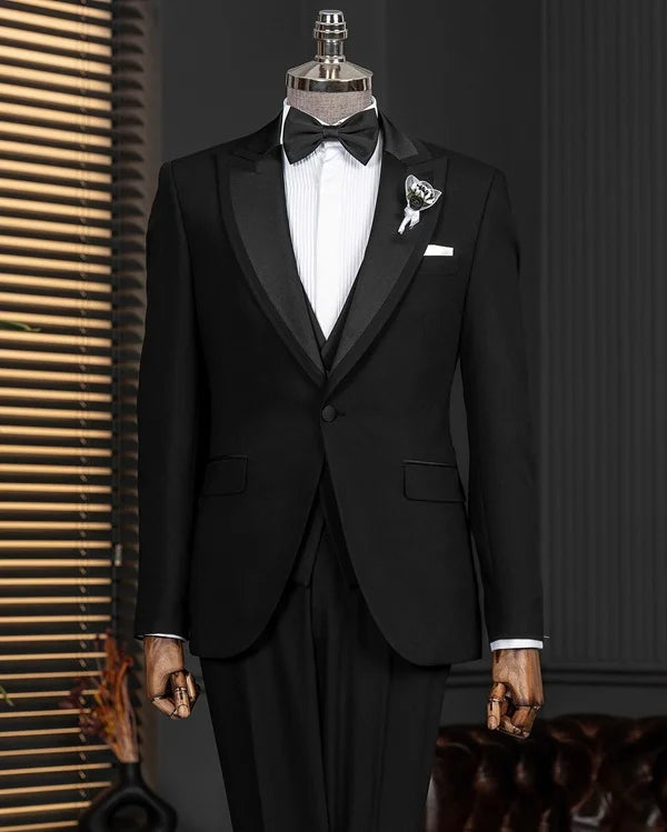 Black 3 Piece Tuxedo