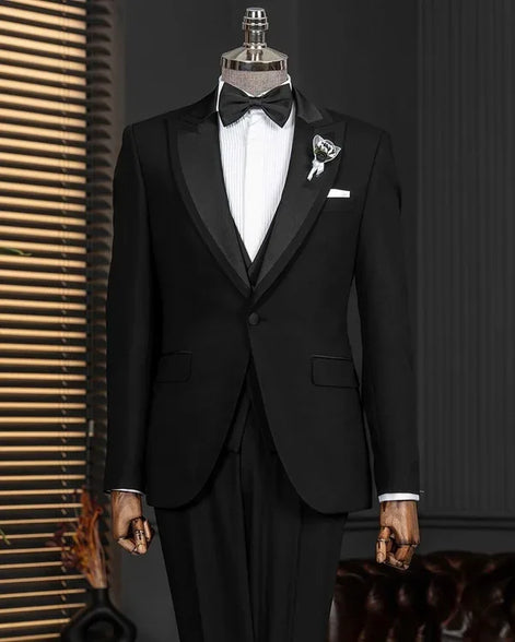 Black 3 Piece Tuxedo