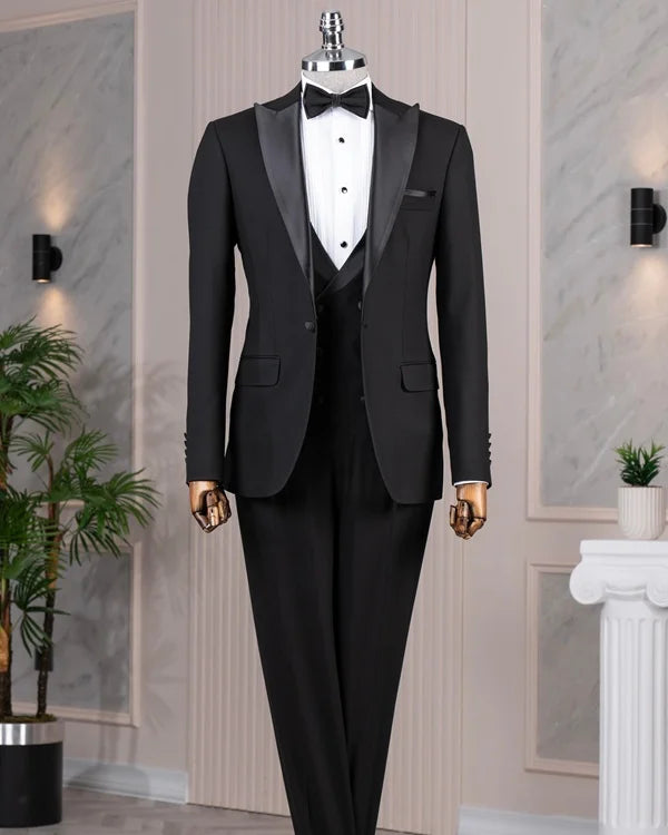 Black Tux Peak Lapel