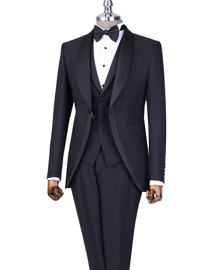 Black tuxedo for wedding