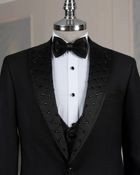 Peak Lapel Black Tuxedo