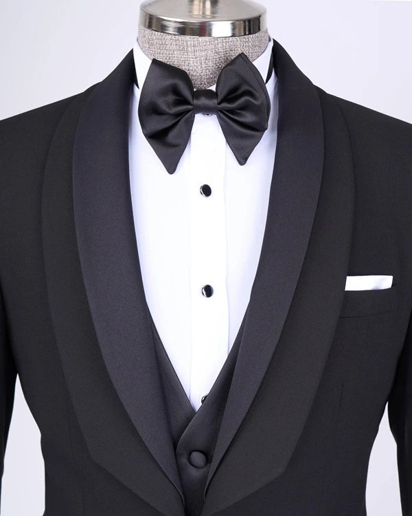 Winston Mens Black Tuxedo