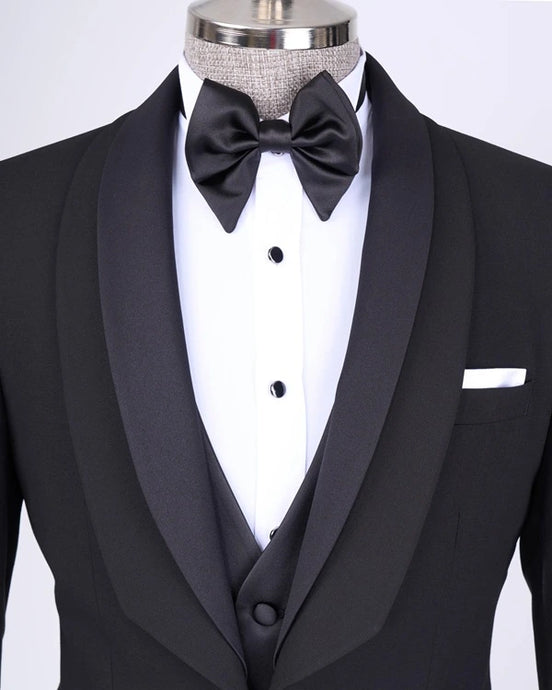Winston Mens Black Tuxedo