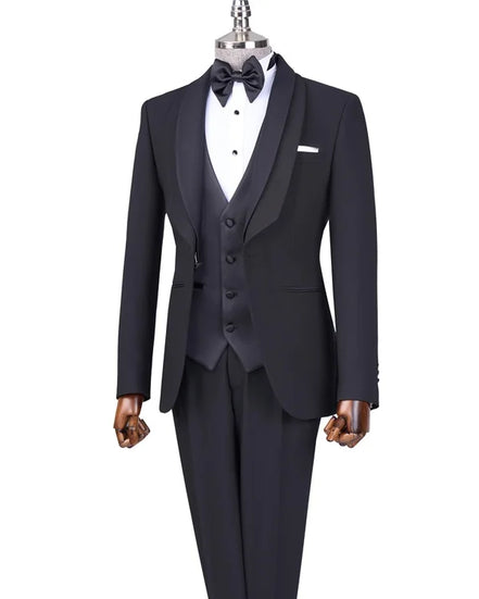 Winston Mens Black Tuxedo