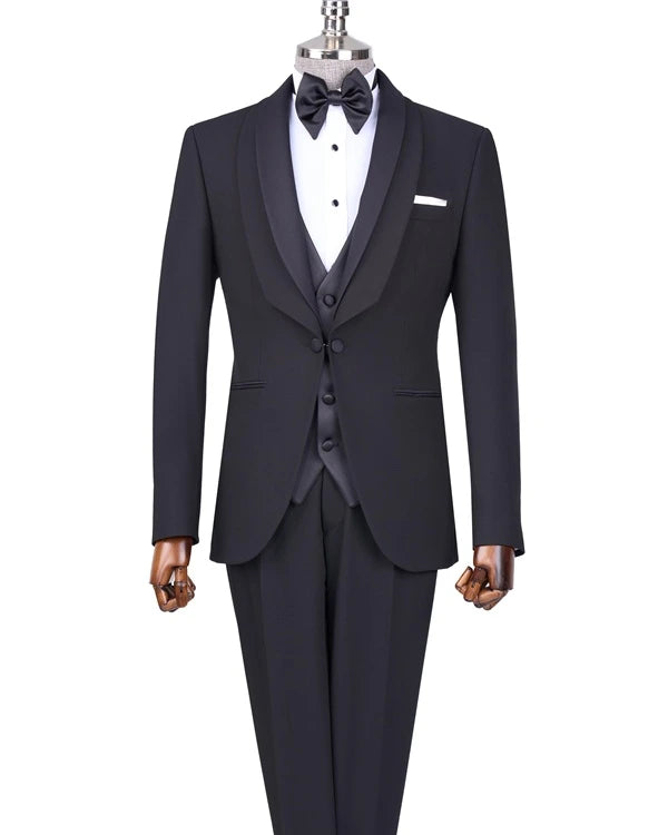 Winston Mens Black Tuxedo