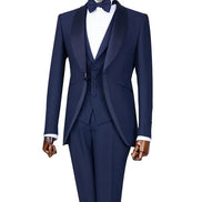 Navy Blue Tuxedo with Vest