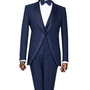 Navy Blue Tuxedo with Vest