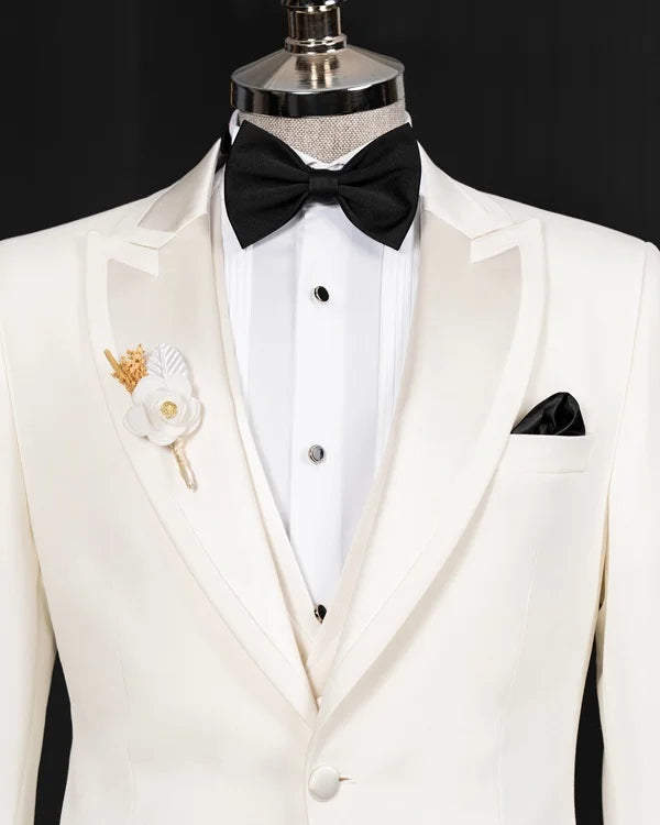 Off White 3 Piece Tuxedo