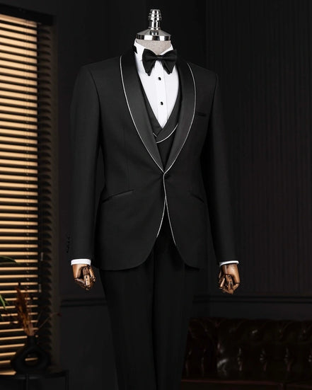Shawl Lapel Tuxedo Black