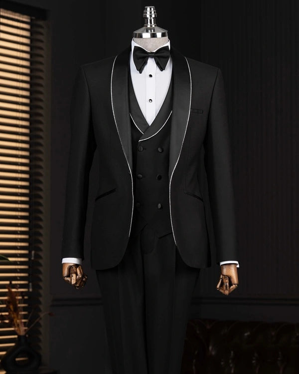 Shawl Lapel Tuxedo Black