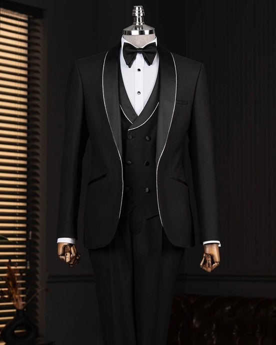 Shawl Lapel Tuxedo Black
