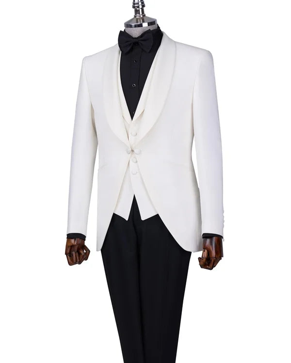 White Tuxedo with Vest