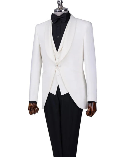 White Tuxedo with Vest