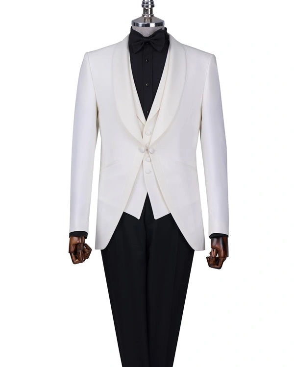 White Tuxedo with Vest