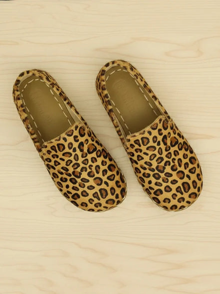 Women’s Earthing Leopard Print Loafers