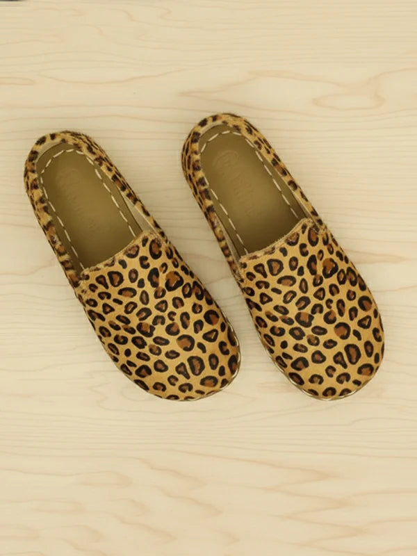 Women’s Earthing Leopard Print Loafers