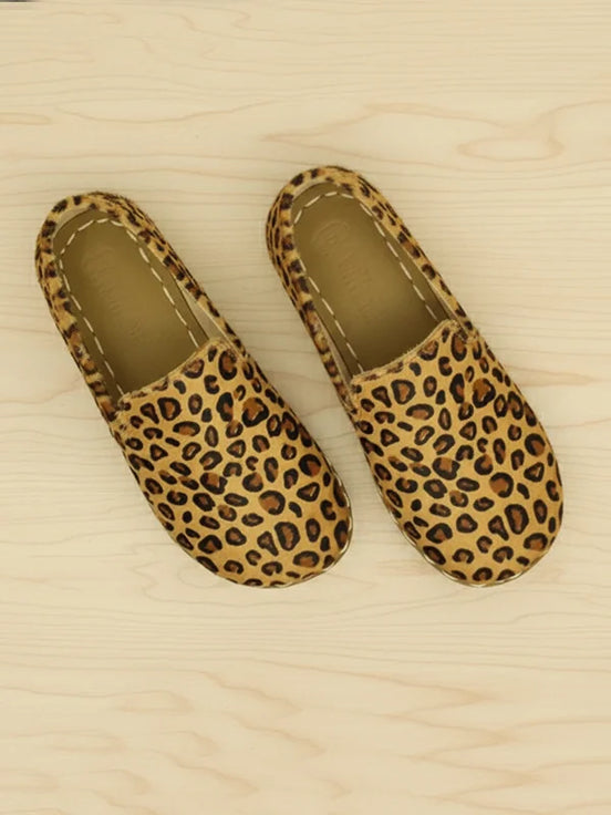Women’s Earthing Leopard Print Loafers