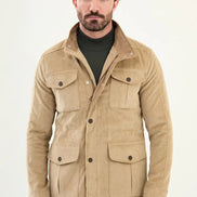 Marina Wool Corduroy Coat Beige