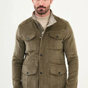 Marina Wool Corduroy Coat Green