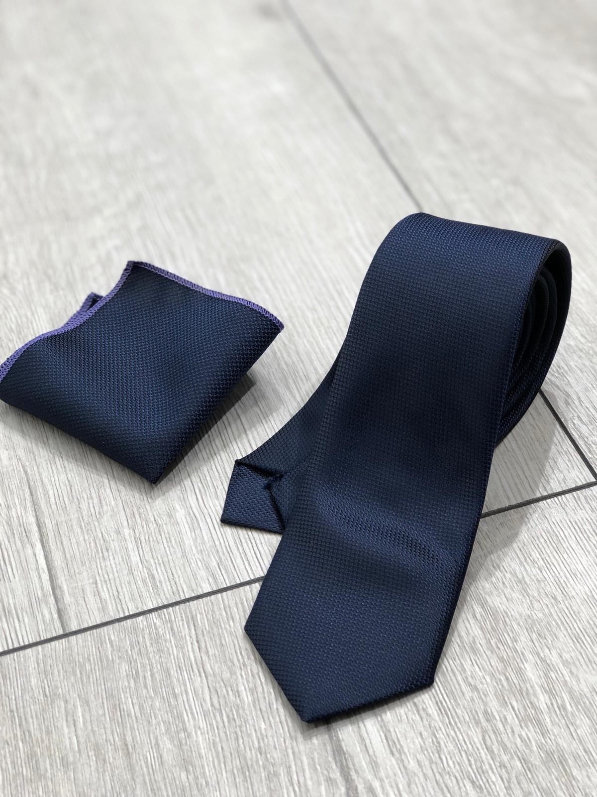 Buy Navy Blue Tie by Gentwith.com with Free Shipping