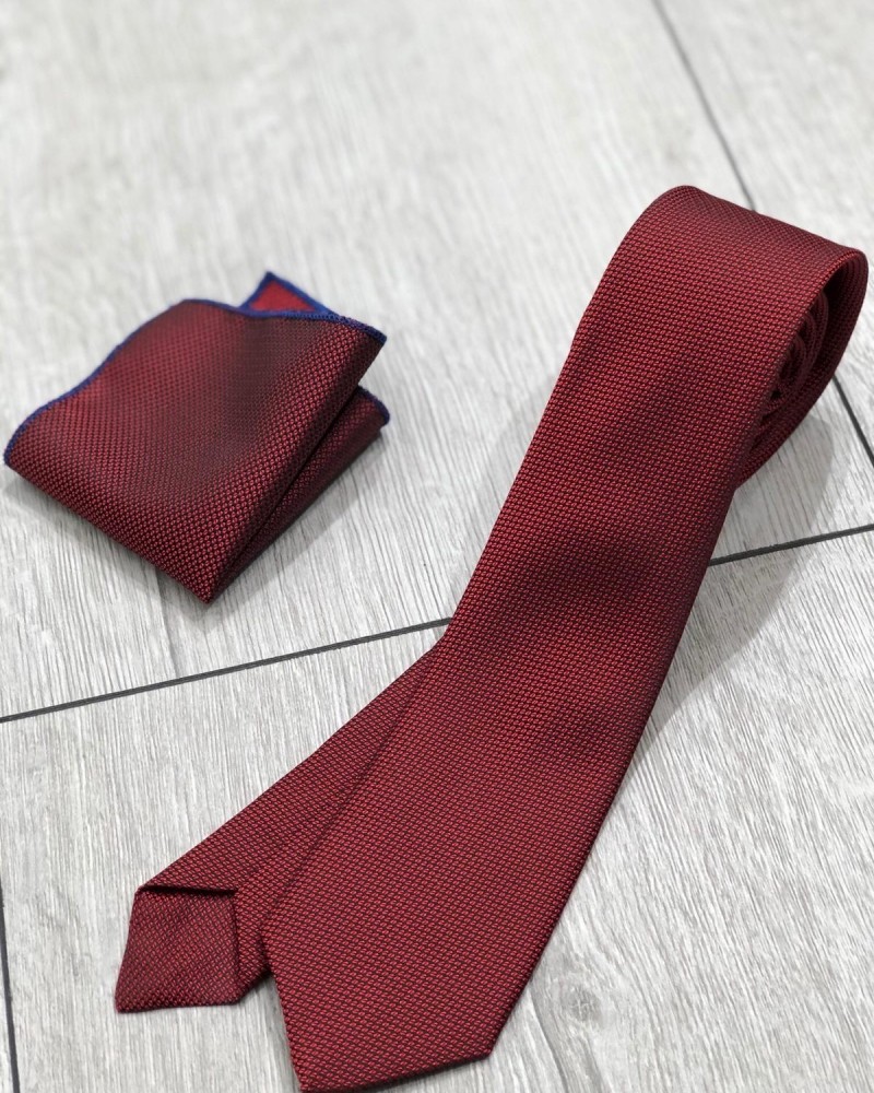 Claret Red Tie by Gentwith.com with Free Shipping